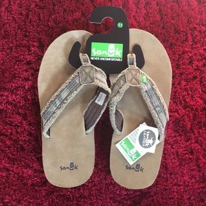 sanuk men's fraid so flip flop